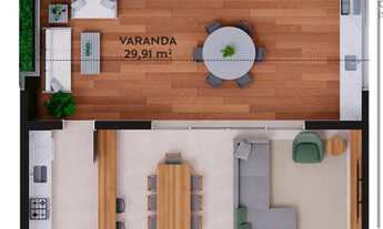 Imagem 7: Apto Jardins PATIO DAS ARTES 3 quartos - ENTRADA + SALDO DIRETO (ACEITO PERMUTA OU CRIPTO