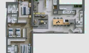 Imagem 6: Apartamento 3 Dormitórios para venda em Itapema - SC