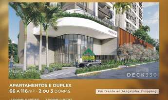 Imagem 2: Apartamento com 2 dormitórios à venda, 65 m² por R$ 492.525,00 - Edifício Deck 330 - Araça