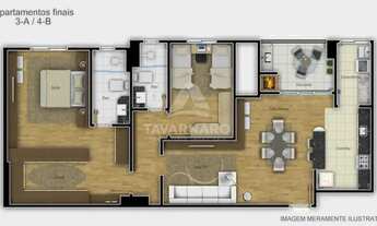 Imagem 2: Apartamento Padrão em Ponta Grossa