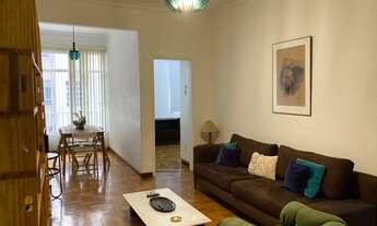 Imagem 2: Apto para venda possui 75 metros, com 2 quartos(suíte),totalmente mobiliado em Copacabana