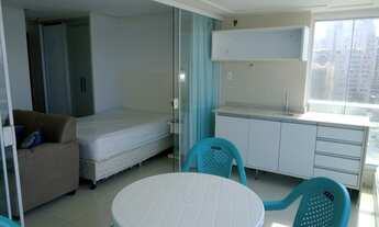 Imagem 2: Studio mobiliado e decorado, vista mar e nascente total/43 m2