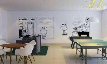 Imagem 4: Apartamento com 1 dormitório à venda, 55 m² por R$ 310.679,43 - Vila Guilhermina - Praia G