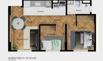 Imagem 4: Apartamento para venda com 42 metros quadrados com 2 quartos em Jardim Vila Formosa - São