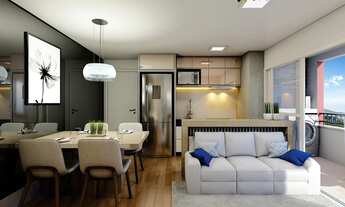 Imagem 3: Apartamento para venda possui 53 metros quadrados com 2 quartos