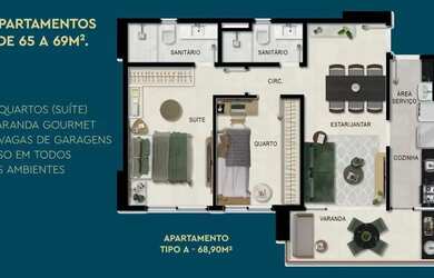 Imagem 4: APARTAMENTO 2 QUARTOS À VENDA NO RISE CAMINHO DAS ÁRVORES