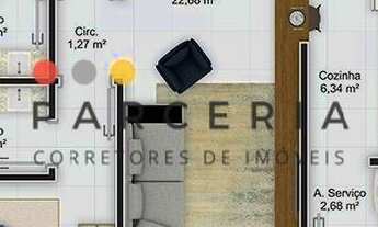 Imagem 4: Apartamento à venda de 2 suítes, em obras, na praia comprida - S. José