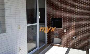 Imagem 2: Apartamento com 1 dormitório para alugar, 77 m² por R$ 4.200,00/mês - José Menino - Santos