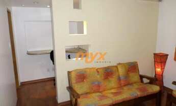 Imagem 2: Apartamento com 1 dormitório à venda, 50 m² por R$ 280.000 - Ponta da Praia - Santos/SP