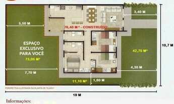 Imagem 2: Casa de condomínio para venda tem 76 metros quadrados com 3 quartos