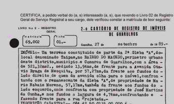 Imagem 4: Lote/Terreno para venda possui 531 metros quadrados em Vila Flórida - Guarulhos - SP