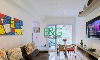 Imagem 3: Apartamento com 1 dormitório para alugar, 43 m² por R$ 4.500/mês - Cerqueira César - São P