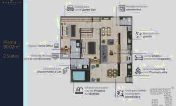 Imagem 7: Apartamento 2 suítes entre Tenório e Praia Grande