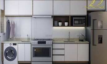 Imagem 2: Apartamento com 1 dormitório à venda, 55 m² por R$ 310.679,43 - Vila Guilhermina - Praia G