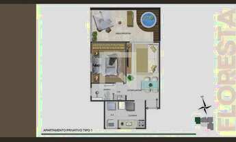 Imagem 2: Apartamento à Venda - Floresta, 1 Quarto, 47 m2