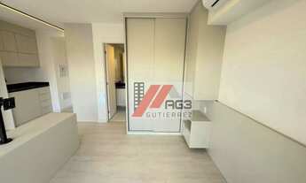 Imagem 6: Apartamento novo de 1 dormitório rico em planejados, ar-condicionado e lazer completo na P