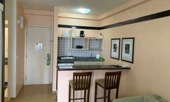 Imagem 7: Flat para aluguel possui 40 metros quadrados com 1 dormitório e 1 vaga em Alphaville - Bar