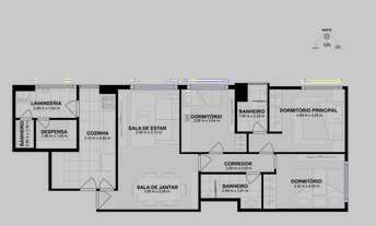 Imagem 3: Apartamento para Venda em São Paulo, Cidade Monções, 3 dormitórios, 1 suíte, 1 banheiro, 1