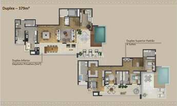 Imagem 5: Apartamento com 3 dormitórios para alugar, 228 m² por R$ 25.000,00/mês - Alphaville Empres