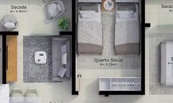 Imagem 2: Vende-se em Macapá/AP clube residence apartamentos com localização na zona sul