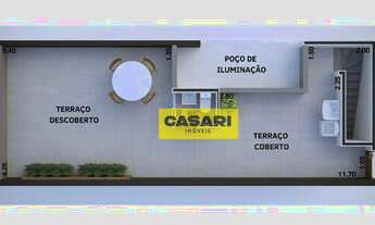 Imagem 4: Cobertura com 2 dormitórios à venda, 100 m² - Vila Helena - Santo André/SP