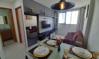 Imagem 3: EC- Flat mobiliado, 30 metros, andar alto, predio novo, nascente, com lazer