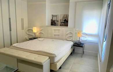 Imagem 7: Flat disponível para locação com mobília refinada com localização ao lado da Avenida Pauli