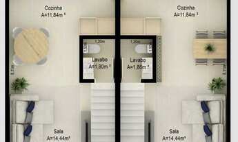 Imagem 7: Casa para Venda em São José, Potecas, 2 dormitórios, 2 suítes, 3 banheiros, 1 vaga