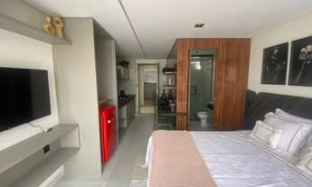 Imagem 6: Flat de 1 Quarto estilo Loft c/ 22m² todo projetado e mobiliado e ótima localização