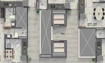 Imagem 2: Apartamento à venda, 32 m² por R$ 292.000,00 - Jardim Oceania - João Pessoa/PB