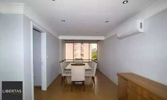 Imagem 2: Apartamento semi mobiliado com sacada, churrasqueira e 1 vaga de garagem no bai