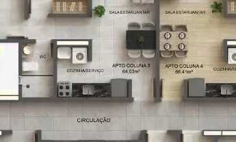 Imagem 3: Apartamento à venda, 2 quartos, 1 suíte, 1 vaga, Camboinha - Cabedelo/PB
