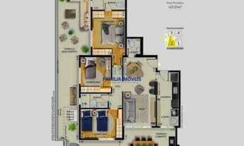 Imagem 4: Cobertura Apartamento à venda Santos/SP Embaré Vista Mar Ilha de Malta