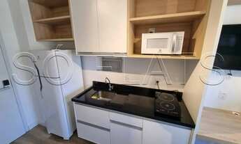 Imagem 3: Flat disponível para locação na região Central de SP totalmente mobiliado contendo 24m² e