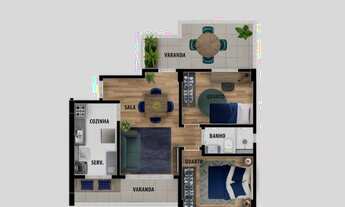 Imagem 4: Apartamento à venda, 2 quartos, 1 suíte, Santa Efigênia - Belo Horizonte/MG