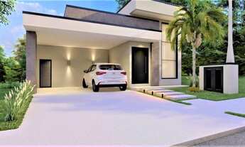 Imagem 3: Casa em construção à venda, com 03 suítes, espaço gourmet e piscina, Portal Ville Flamboya