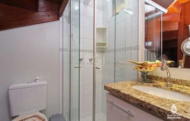 Imagem 5: Casa 84m² - semi mobiliado, 3 dormitórios, 1 suíte, churrasqueira e 1 vaga de garagem no b