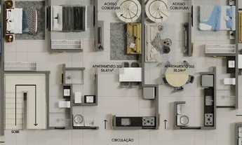 Imagem 5: Cobertura com 1 dormitório à venda, 52 m² por R$ 320.000,00 - Miramar - João Pessoa/PB