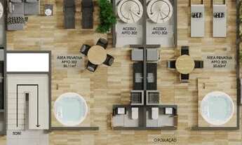 Imagem 5: Apartamento Garden com 2 dormitórios à venda, 51 m² por R$ 280.000,00 - Miramar - João Pes