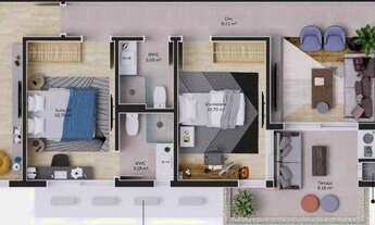 Imagem 5: Apartamento com 3 dormitórios à venda, 109 m² por R$ 1.720.402,99 - Cacupé - Florianópolis