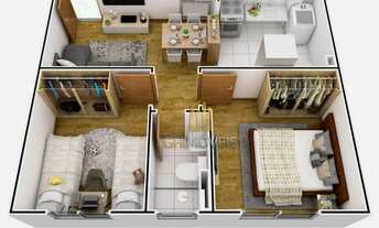 Imagem 14: Apartamento à venda, 43 m² por R$ 195.000,00 - Residencial Alvaluz - Aparecida de Goiânia