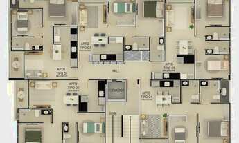 Imagem 7: Apartamento com 2 dormitórios à venda, 55 m² por R$ 350.000,00 - Manaíra - João Pessoa/PB