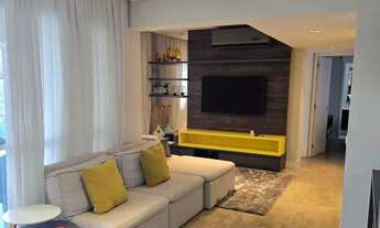 Imagem 4: Apartamento mobiliado e equipado para aluguel com 98m² com 2 suítes, sala estendida, 2 vag