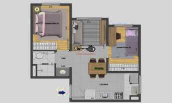 Imagem: Apartamento no Tatuapé, 2 Dormitorios