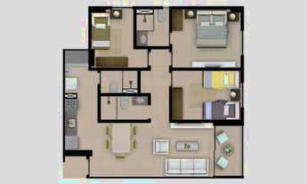 Imagem 3: Apartamento para venda possui 52 metros quadrados com 2 quartos em Várzea - Recife - PE