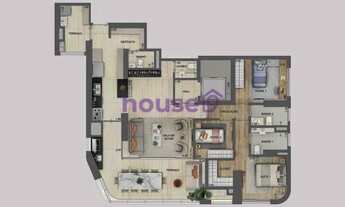 Imagem 2: Apartamento à venda no bairro Chácara Santo Antônio (Zona Sul) - São Paulo/SP