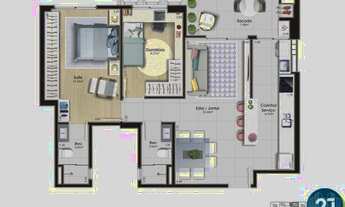 Imagem 6: SÃO JOSÉ - Apartamento Padrão - KOBRASOL