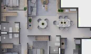 Imagem 3: Residencial Gemini (Lançamento) - Apto 3/4 sendo 3 suítes de 93 m², 2 vagas por 825.836,00