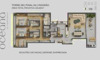 Imagem 5: Apartamento para Venda em Florianópolis, Jurerê, 3 dormitórios, 3 suítes, 5 banheiros, 3 v