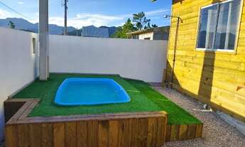 Imagem 2: Casa com piscina na Passagem do Maciambú, 2 quartos